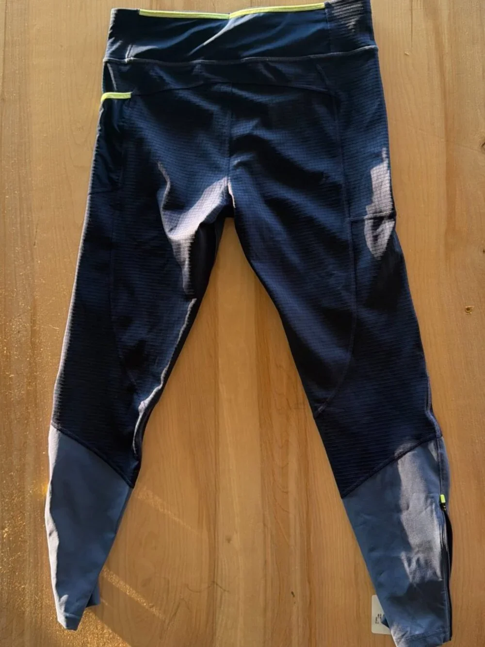 Brooks Men’s High Point Tight Running Trail Tights Size L Ocean Navy NWT